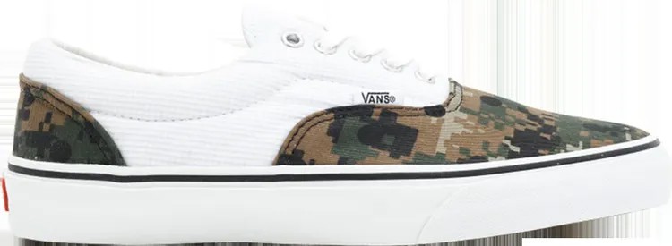 Кеды Vans Comme des Garçons x Era Pro Digital Camo, зеленый