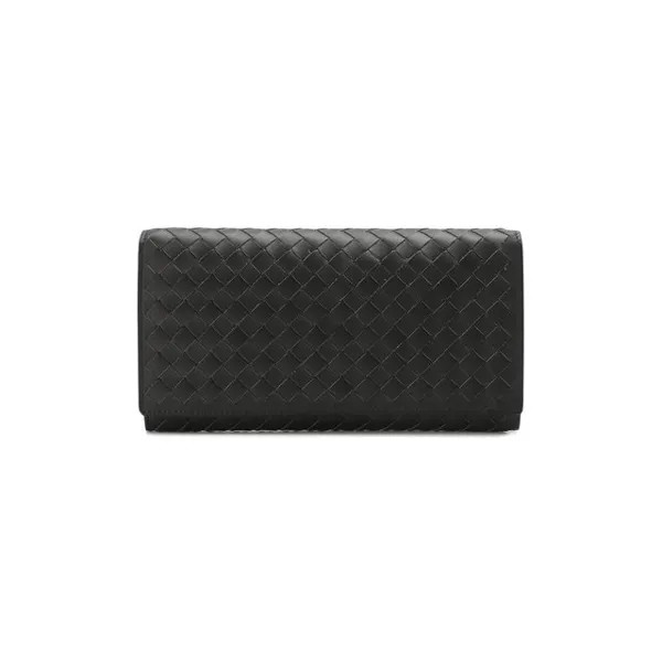Кожаное портмоне с плетением intrecciato Bottega Veneta