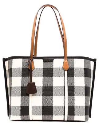 Tory Burch сумка-тоут Perry в клетку гингем