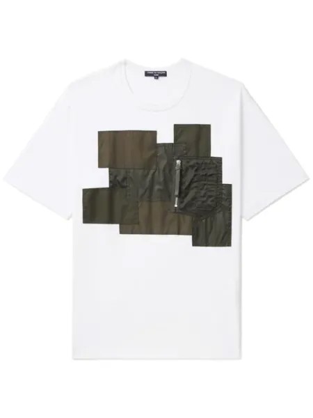 Comme des Garçons Homme футболка с нагрудным карманом, белый