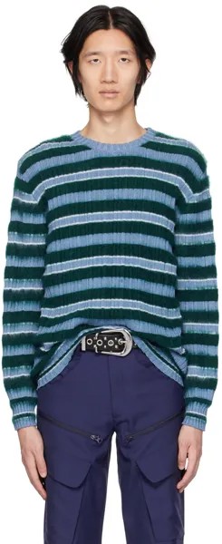 Сине-зеленый свитер с зубной пастой paria /FARZANEH