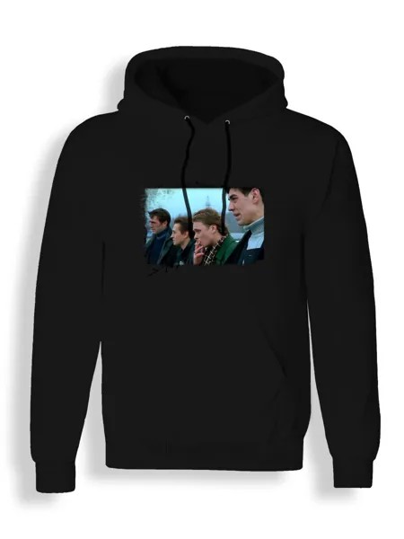 Худи унисекс СувенирShop Бригада/Саша Белый/Космос/Пчела/Фил 6 черное 3XL