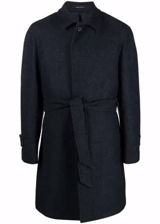 Tagliatore однобортное пальто с поясом