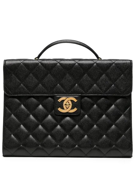 Chanel Pre-Owned портфель CC Turn-lock 1995-го года