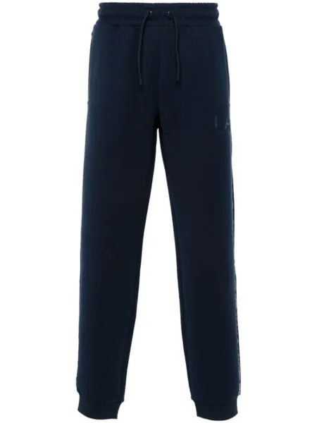 Ea7 Emporio Armani спортивные брюки с логотипом, синий