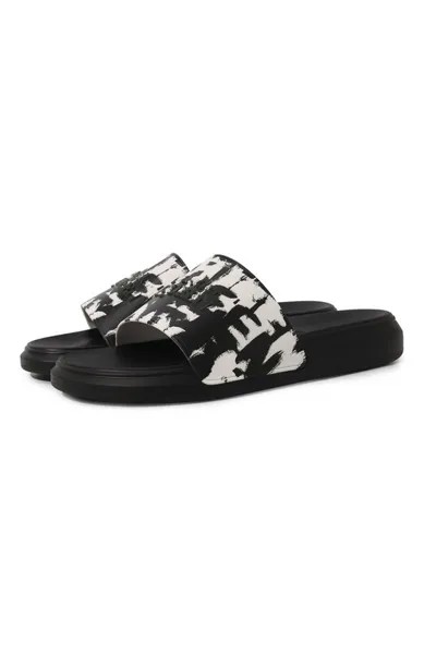 Резиновые шлепанцы Alexander McQueen