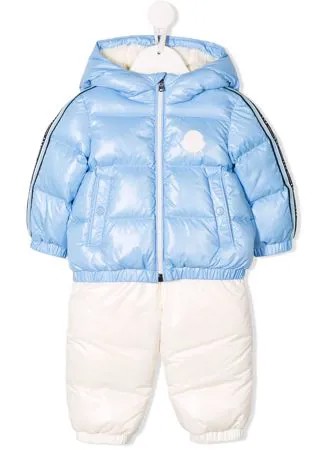 Moncler Enfant дутый комбинезон Scamandre с пуховиком