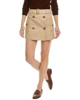 Женская мини-юбка-тренч Burberry из габардина