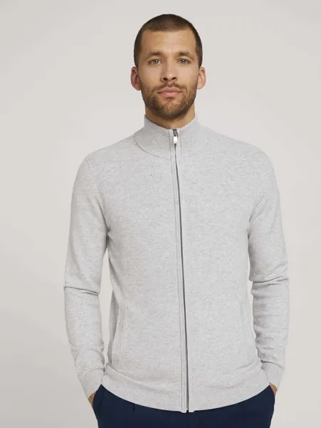 Кардиган мужской TOM TAILOR 1028159 серый XL