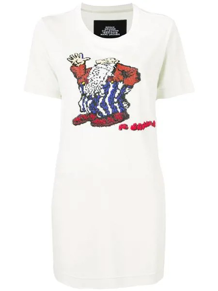 Marc Jacobs декорированная футболка R.Crumb Mr Natural