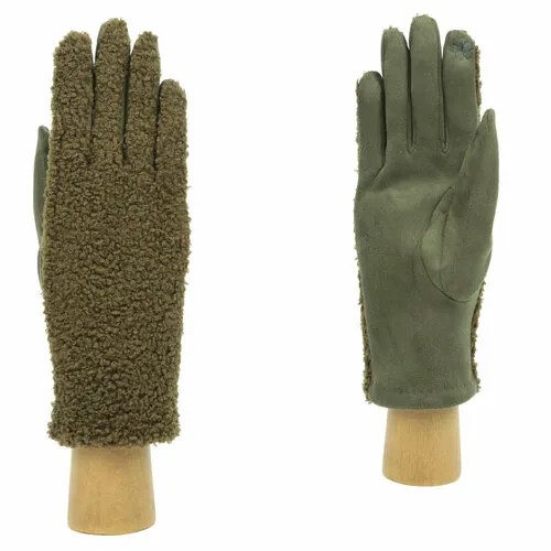 Перчатки FABRETTI, размер 7, зеленый