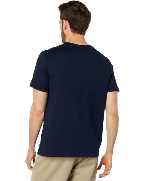 Футболка Nautica Shoulder-Stripe T-Shirt, темно-синий