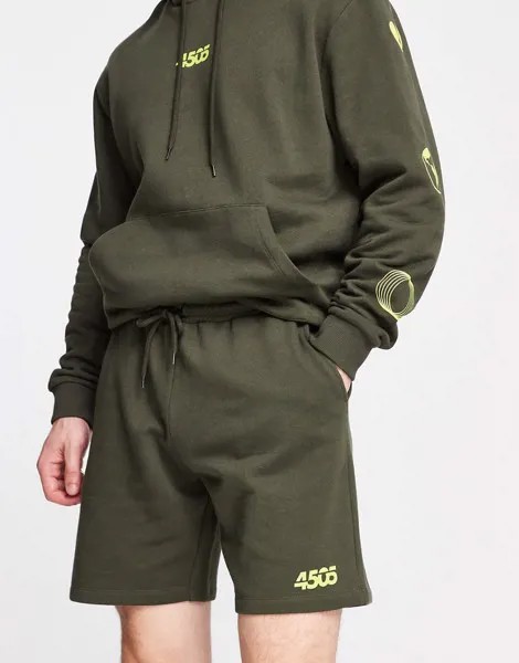 Трикотажные шорты ASOS 4505-Зеленый цвет