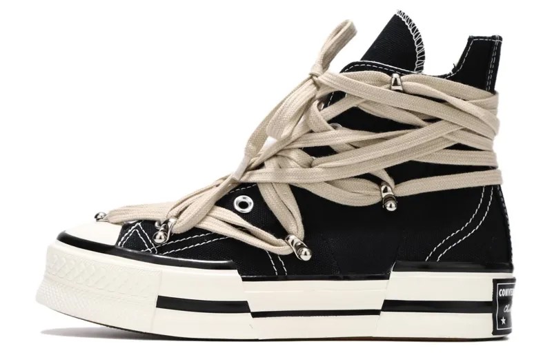 1970-е годы. Кеды унисекс с высоким берцем, черного/белого цвета. Converse