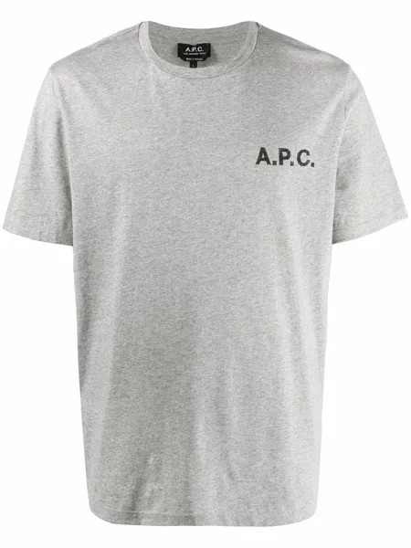 A.P.C. футболка с логотипом