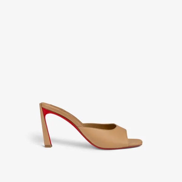 Кожаные сабо condora 85 Christian Louboutin, цвет toffee