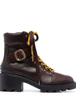 Tod's ботинки на шнуровке