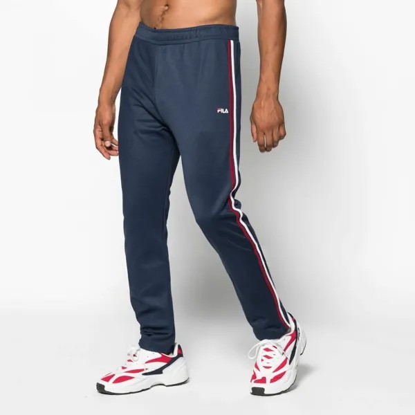 Спортивные брюки Fila Nolin Темно-синий Красный Белый Спортивная одежда Брюки для активного отдыха