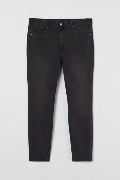 Джинсы женские H&M 0983947008 черные 58 IT (доставка из-за рубежа)