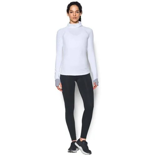 Лонгслив  для фитнеса Under Armour, размер XL, белый