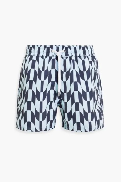 Короткие плавки-шорты с принтом Frescobol Carioca, голубое небо