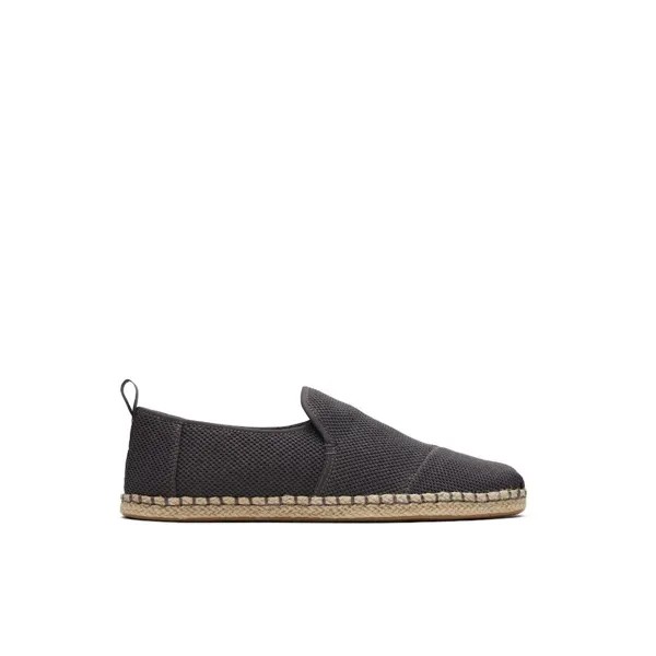 Мужские серые эспадрильи из плотной ткани Toms, серый