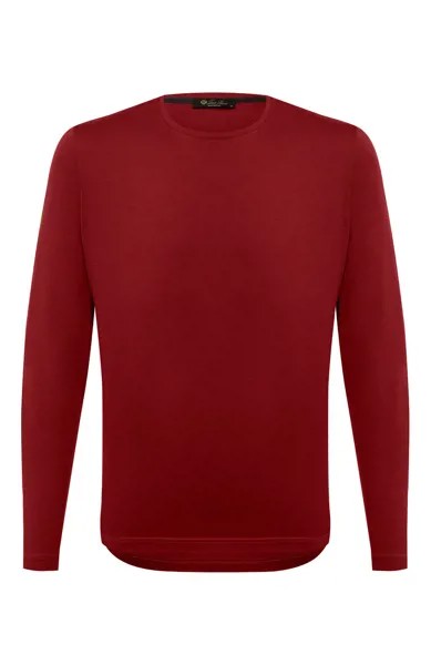 Лонгслив из шелка и хлопка Loro Piana