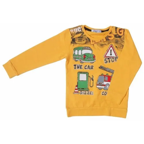 Свитшот Ciggo kids размер 110, желтый