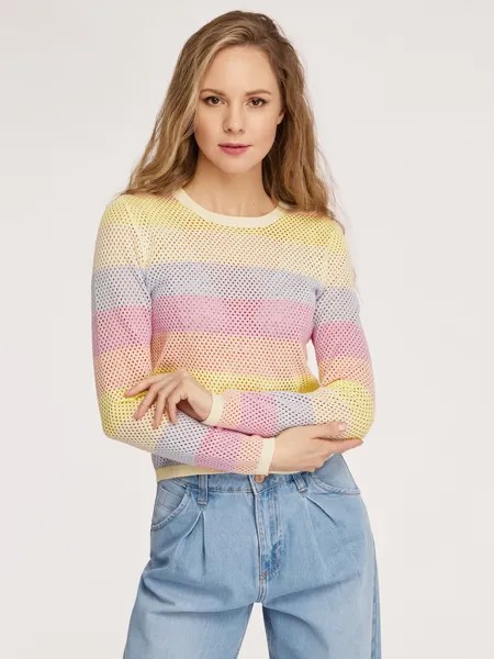 Джемпер женский oodji 63812678 желтый 2XS