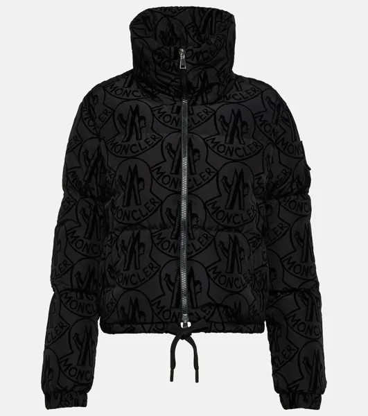 Пуховик merle с логотипом Moncler, черный