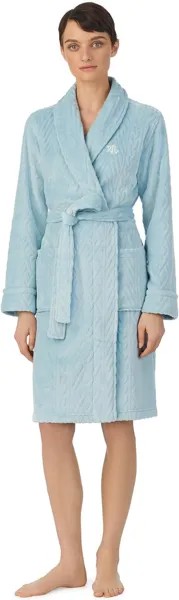 Халат Recycled So Soft Shawl Collar Robe LAUREN Ralph Lauren, синий