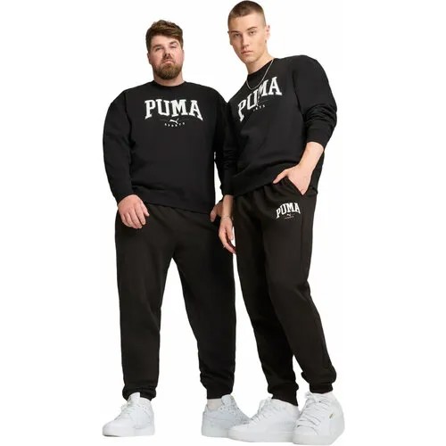 Брюки спортивные PUMA SQUAD Sweatpants Fleece cl, размер L, чёрный