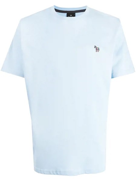 PS Paul Smith Zebra logo-patch T-shirt