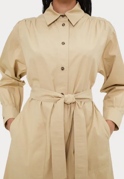 Платье-рубашка Virgus WEEKEND MaxMara, бежевый