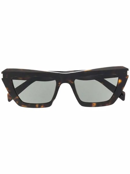 Saint Laurent Eyewear солнцезащитные очки в оправе 'кошачий глаз'