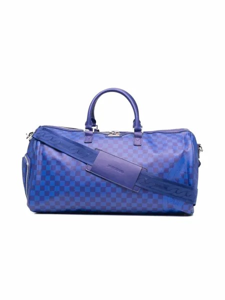 Sprayground kid дорожная сумка в клетку