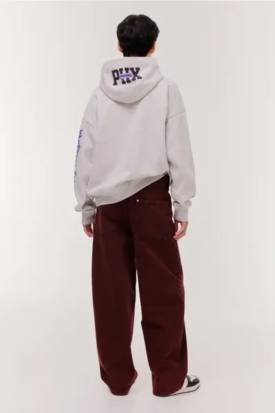 Мешковатые джинсы H&M, красный