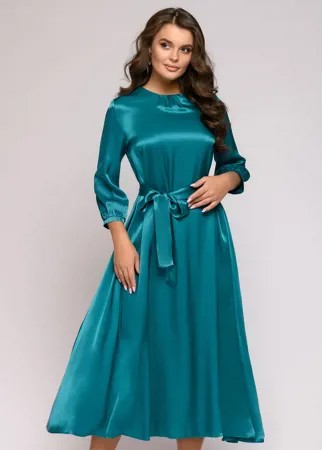Вечернее платье женское 1001dress 0112001-01978TR бирюзовое 44