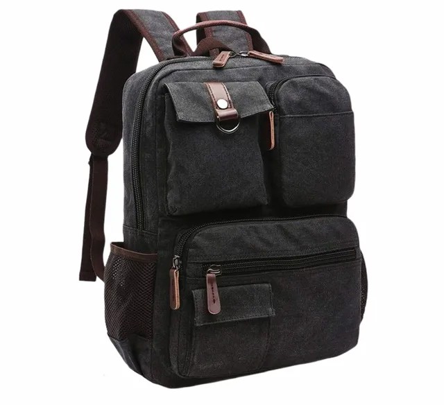 Рюкзак для ноутбука мужской MyPads M-0130 черный