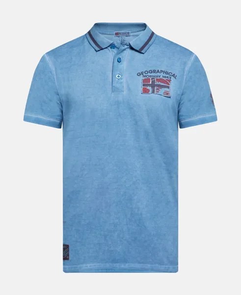Рубашка поло Geographical Norway, синий