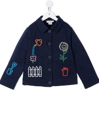 Stella McCartney Kids куртка с вышивкой