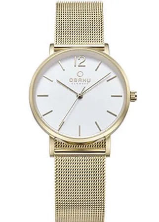 Fashion наручные  женские часы Obaku V197LXGWMG. Коллекция Mesh