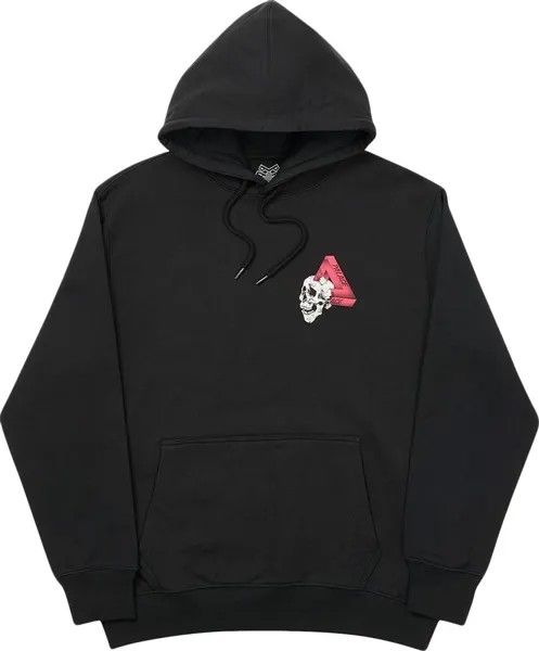 Толстовка Palace Tri-Crusher Hood 'Black', черный