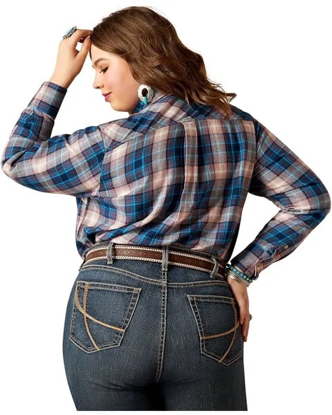 Рубашка Ariat Real Billie Jean Shirt, цвет Woodland Plaid