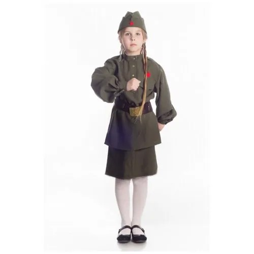 Костюм военный для девочки (7364) 134-140 см