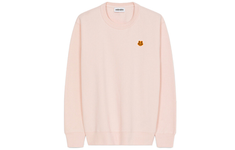 Классический свитшот с головой тигра, женский, розовый Kenzo