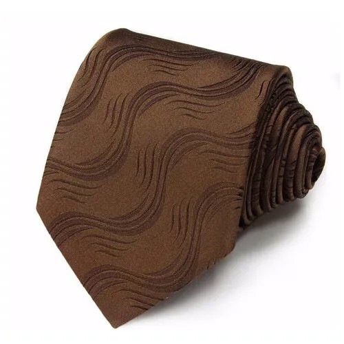Галстук GF Ferre, натуральный шелк, для мужчин, коричневый