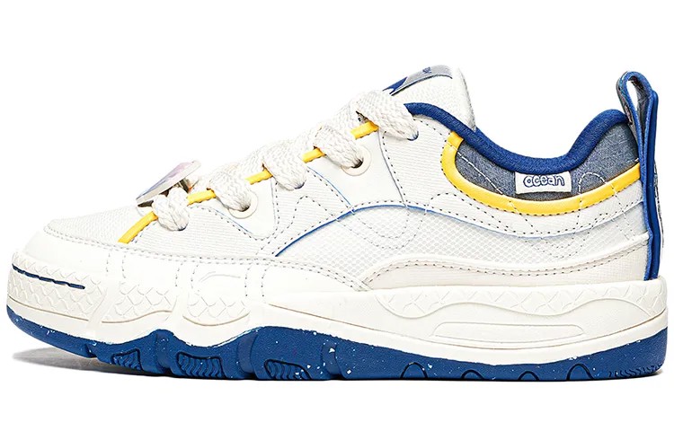 LINING Reputation 3 Lifestyle Shoes Women's Low-top White/Royal Blue
