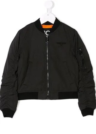 Boy London Kids куртка-бомбер с рукавами со сборками