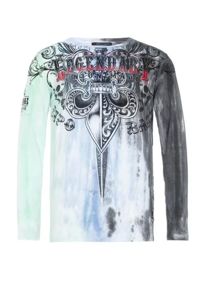 Лонгслив Cipo & Baxx Langarmshirt, цвет BLUE GREEN